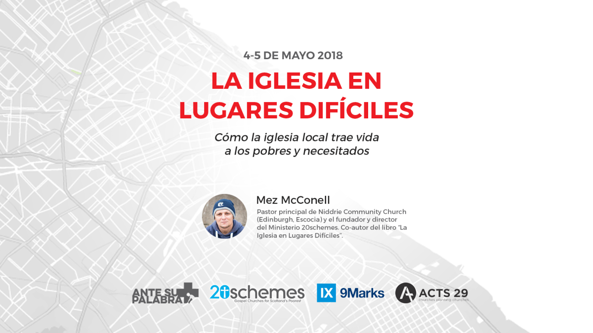 Flyer de La iglesia en lugares difíciles